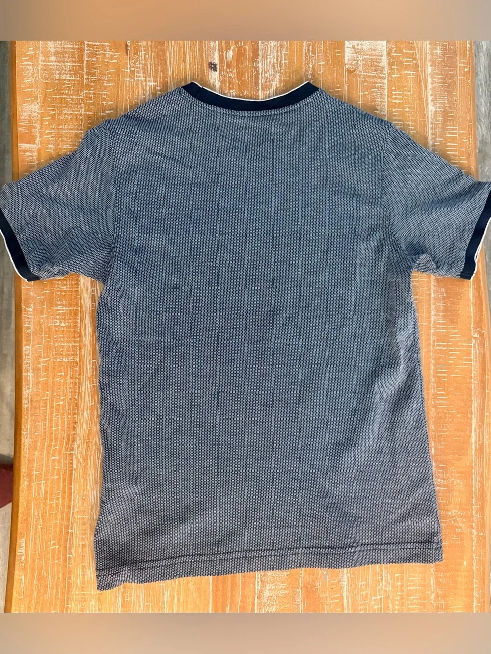 Psycho Bunny Navy Micro-Pattern Crew Tee with Embroidered Logo. Like New!!!
